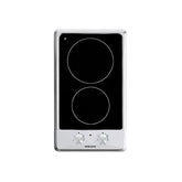 Glemgas Built-In 2 Burners Ceramic Hob 30cm, GLGTH32KIX - Stainless Steel