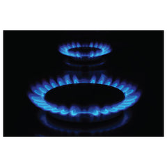 Startec Built-In Gas Hob 90cm, G5811GCPIL - Black Glass