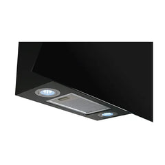 شفاط مطبخ بلت إن ستار تك 90 سم، WV1190F25D2W8 - تصميم زجاجي أسود