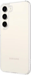 PanzerGlass HardCase with D3O Bio for Samsung Galaxy S24 Transparent Tempered Glass Back Cover with Military Grade Drop Protection and Wireless Charging Compatibility