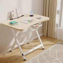 Foldable Portable Mini Kids Study Table with Cup Holder & Tablet Slot - 50CM Width