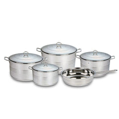 SAGA 9-pcs Stainless Steel Cookware Set SAF0106