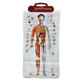 Interactive Human Body Anatomy Learning Board 96 × 46 CM with 32 Body Parts, Audio Explanation & 3D Educational Learning