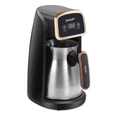 3-in-1 Portable Electric Turkish Coffee Maker Pot with Auto Shut-Off - 600W & 300 ML