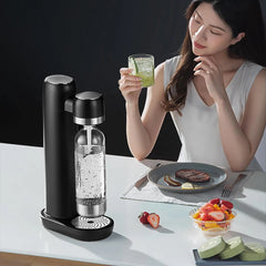 SUMO Soda & Sparkling Water Maker with CO2 Gas Cylinder, 1L Bottle Capacity and Adjustable Carbonation Control