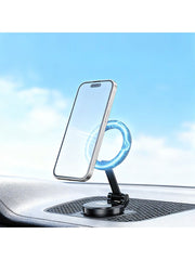 Go-Des GD-HD242 360° Magnetic MagSafe Car Phone Holder with Foldable Metal Alloy Dashboard Mount