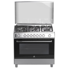 Orca Gas Cooker 6 Burners, 90 x 60 cm, Inox - OR-9060ODFS6B