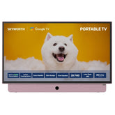 Skyworth 24-inch FHD Portable Smart Google TV - Pink