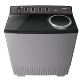 Panasonic Twin Tub Washing Machine 18KG,13KG,Abaya Wash, Silver - NA-W18XG1BKW