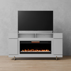 Orca High Sheen Contemporary Console Up to 86 inch TV