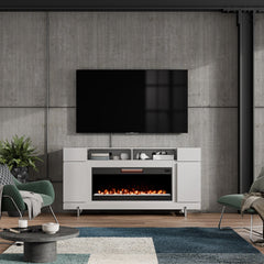 Orca High Sheen Contemporary Console Up to 86 inch TV