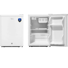 Midea Single Door Refrigerator 65 Liters 2.3 CFT, White - MDRD108FGE01