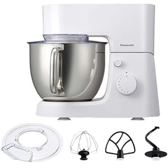 Panasonic Kitchen Machine 1000 Watts 4.3 Liters Stainless Steel Bowl - MK-CM300WTZ