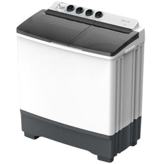 غسالة حوضين من ميديا 10 كجم غسالة 6 كجم مجفف، أبيض - MT100W100/W-KW