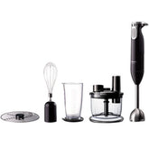 Panasonic 4-in-1 Hand Blender 600 Watts Variable Speed, Black - MX-SS40BTZ