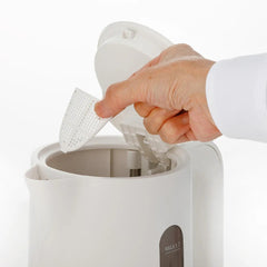 Panasonic Electric Kettle 2200 Watts 1.7 Liters, White - NC-K101WTZ