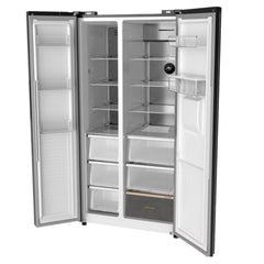 Panasonic Side By Side Refrigerator 610 Liters - Black