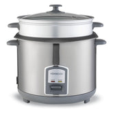 Kenwood 2 in 1 Rice Cooker 2.8L 16 Cup with Food Steamer Basket - Silver - RCM28.000SS
