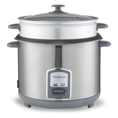 Kenwood 2 in 1 Rice Cooker 2.8L 16 Cup with Food Steamer Basket - Silver - RCM28.000SS