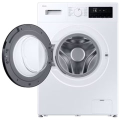 Samsung Front Load Washer 8kg 1400 RPM, White - WW80FG3M05AWGK