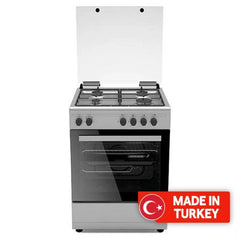 موقد غاز أرضي من وانسا بأربعة شعلات، 60×60 سم، WCT6400111XS