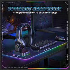 سماعة الألعاب السلكية ONIKUMA X31 RGB مع ميكروفون بخاصية إلغاء الضوضاء ومحركات 50 مم للكمبيوتر الشخصي والكونسول والجوال - مفتوحة الكرتون / منتج جديد