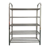 Stainless Steel Multilayer Folding Shoe Rack for Shoes, Books, and Clothes & Multi-Purpose Storage - 12/ 20 Pair Capacity