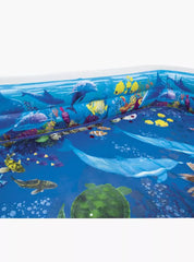 Bestway 3D Undersea Inflatable Kids Pool with Goggles & Treasure Hunt Game Set – 262 x 175 x 51cm