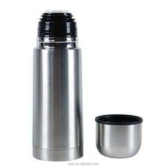Double Wall Vacuum Insulated Stainless Steel Flask for Hot & Cold Beverages with Leakproof Lid & Ice Cube Compatible Wide Mouth