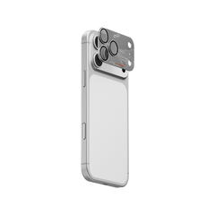 SkinArma Sonix Aluminium Camera Lens Protector for iPhone 17 Pro Max - Silver