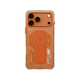 SkinArma Helio MagSafe Case With Grip Stand for iPhone 17 Pro - Orange