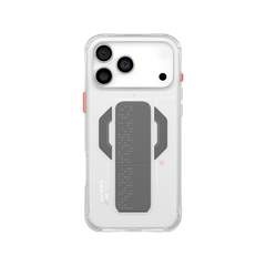 SkinArma Haxa MagSafe Case With Grip Stand for iPhone 17 Pro - Clear