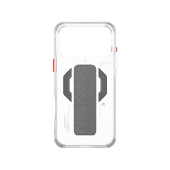 SkinArma Haxa MagSafe Case With Grip Stand for iPhone 17 Pro - Clear