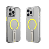 SkinArma Helix MagSafe Case With 360 Rotating Stand for iPhone 16 Pro - Clear