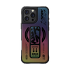 SkinArma Kira Kobai MagSafe Case With Grip Stand for iPhone 16 Pro - Hologram