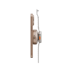 Energea MagDuo Arc 2 In 1 MagSafe Charger With Apple Watch Charger With Retractable USB-C Cable - Gold