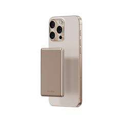 Energea AluPac Mini Aluminum MagSafe 5000mAh Power Bank - Gold