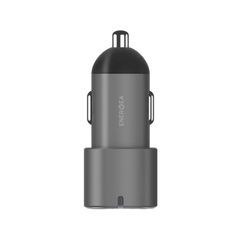 Energea AluDrive D60 USB-C PD30 Duo Port Aluminium 60W Car Charger - Gunmetal