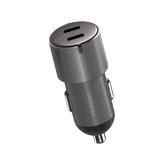 Energea AluDrive D60 USB-C PD30 Duo Port Aluminium 60W Car Charger - Gunmetal