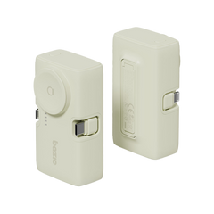 Bazic GoPower Koda 2 in 1 Power Bank With Foldable USB-C /Lightning Pin And Apple Watch Charger 5000mAh - Pistachio