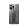SkinArma Helio MagSafe Case With Grip Stand for iPhone 15 Pro - Grey