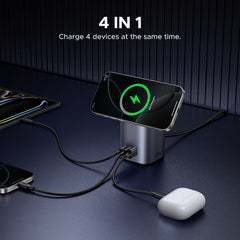 UGREEN 65W 2-in-1 GaN Desktop Fast Charger UK - Space Grey