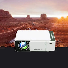 Full HD Smart Projector with 1080p Support, 170-Inch Display, Wireless Screen Mirroring, SharpVision Focus & Keystone Correction, Android TV Stick Compatibility, Remote Control & 30,000-Hour Lamp Life