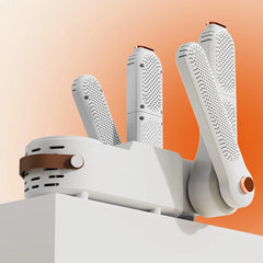 Smart 4 Head Footwear Dryer & Deodorizer with Constant Temperature Heating, Foldable Extendable Design, 360° Airflow & Touch Control for Shoes, Boots, Gloves & Socks