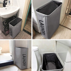 Laundry Basket One-Grid-Grey