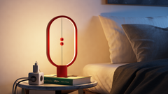 Heng Balance Lamp Ellipse Plastic USB; RED