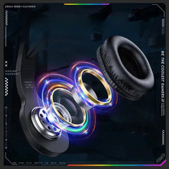 سماعة الألعاب السلكية ONIKUMA X31 RGB مع ميكروفون بخاصية إلغاء الضوضاء ومحركات 50 مم للكمبيوتر الشخصي والكونسول والجوال - مفتوحة الكرتون / منتج جديد