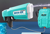 Cool Long Range Electric Water Gun Toy - Rechargeable with Water Storage Backpack