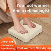 2-in-1 Intelligent Constant Temperature Foot Warmer & 360° Stereo Shoe Dryer with PTC Ceramic Rapid Heating, Wraparound Hot-Air Outlet, Reflexology Footboard & Constant Oxygen Humidity Heating for Winter Home & Office Use