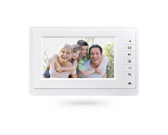 Wired Video Door Phone Intercom System with 7-Inch TFT-LCD Screen, Night Vision Camera, 2-Way Audio, Remote Unlock & Do Not Disturb Function for Home & Villa Security